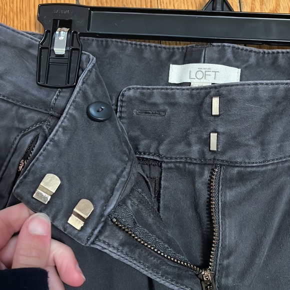 Dark grey velvet trousers - Picture 4 of 7